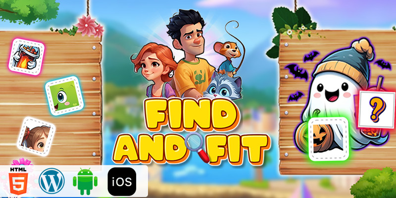 Find and Fit - HTML5 Construct 3 Game