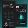 Huxaifa Landing Page - HTML Portfolio
