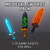 Fantasy Elemental 5 Swords Pack Vol 1
