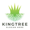 King Tree Crown Roots Logo