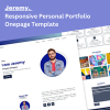 Jeremy - Personal Portfolio Onepage Template