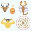 Discover Astrology Color Vector Icons Pack