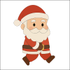 Christmas Santa Boy 2D Character Sprite Sheet