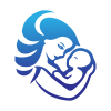 Mother Baby Care Nanny Service Kids Love Logo