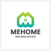 Modern Real Estate Letter M Pro Logo