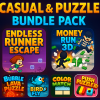 8-In-1 Casual Puzzle Mobile Games Bundle