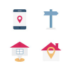 50 Map AndNavigation  Icons in Unique Styles