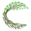 Creative Connection Circle Tree Logo Design