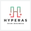 Hyperas Letter H Sparkle Logo