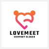 Love Heart Meet Logo