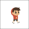Red Hoodie Boy Platformer Character with Animation