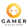 Gamer Polygonal Controller Logo