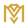 M Diamond Letter Logo