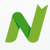 Next Letter N Ribbon Logo Design Vector