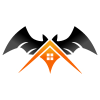 Wild Bat House Logo Custom House Logo Architecture