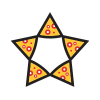 Pizza Star Logo Design
