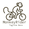 Monkey on Bike Logo