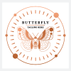 Line Butterfly Pro Logo