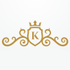 Kingdom Letter K Luxury Logo Design Vector