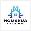 Digital Smart House Tech Logo