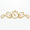 Victorious Letter V Luxury Logo Design Vector
