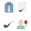 Celebrate Fathers Day Vector Icons