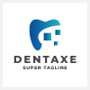 Abstract Digital Dental Logo