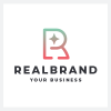 Real Brand Letter R Sparkle Logo