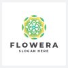 Abstract Floral Shape Logo