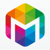Letter M Hexagon Colorful Logo Design Vector v.10