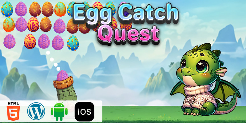 Egg Catch Quest - HTML5 Construct3 Game