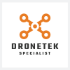 Modern Drone and Technology Logo