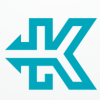 Konvert Letter K Logo