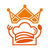 Cooking Crown Food Logo Template