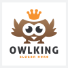 Owl King Bird Logo