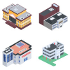 Urban Buildings Isometric Vector Pack
