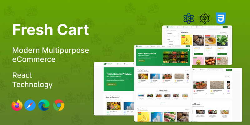 Freshcart - React Grocery Shop and Multipurpose