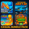 4-In-1 Hyper Casual Mobile Games Bundle