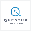 Questur Letter Q Sparkle Logo