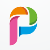 Pro Media Colorful Letter P Logo design vector