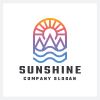 Sun Shine Nature Summer Logo