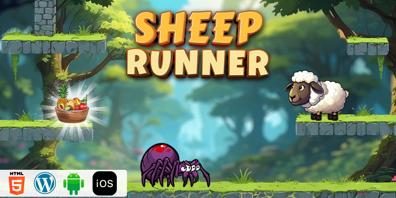 Sheep Runner - HTML5 Construct 3 Game
