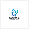 Rocket AI Business Logo
