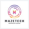 Maze Tech Letter M Logo