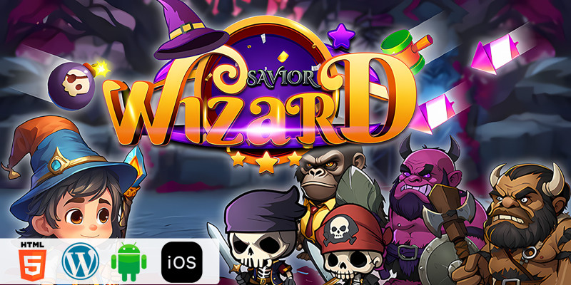 Savior Wizard - HTML5 Construct 3 Game