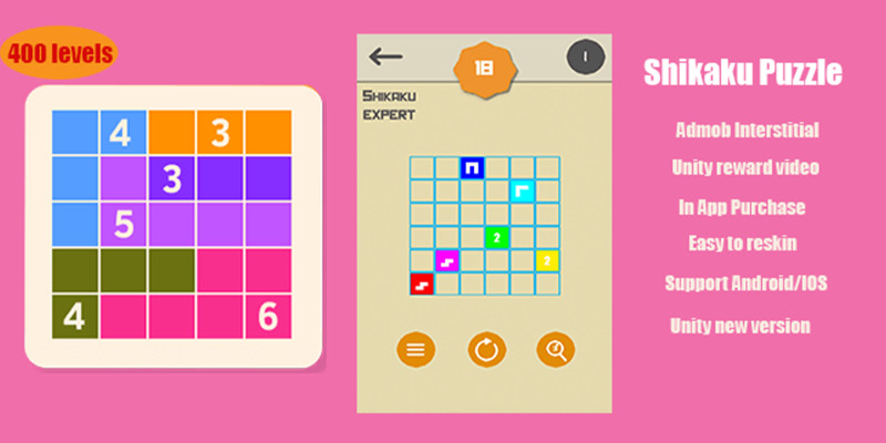 Shikaku Puzzle - Unity Template