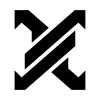 Letter X Geometric Logo