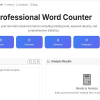 Word Counter Pro - Advanced Text Analysis Tool