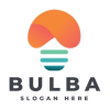 Bulba Idea Lightbulb Logo