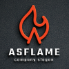 Asflame Letter A Logo